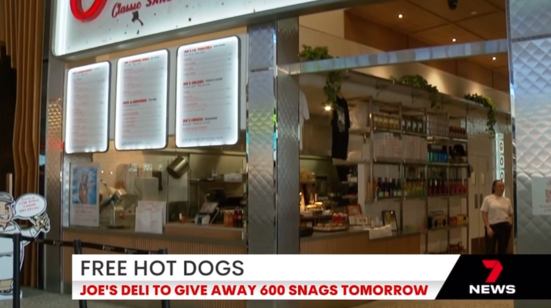 Joe's Deli - Hot Dog Day 2024  (7 news Australia)