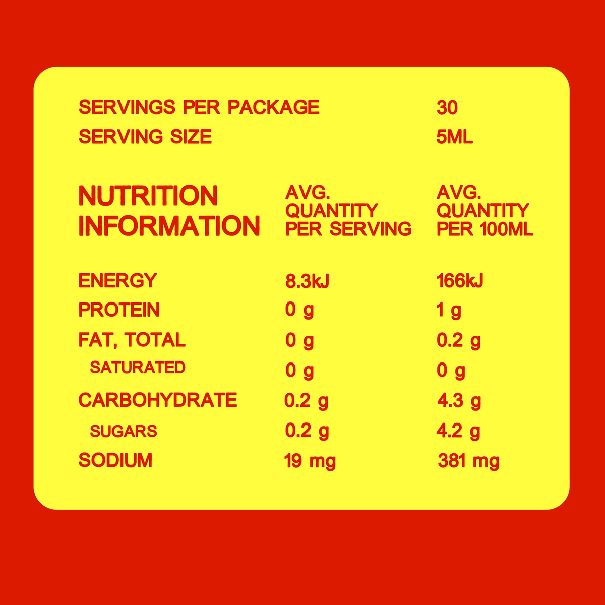 Joe's Habanero Hot Sauce