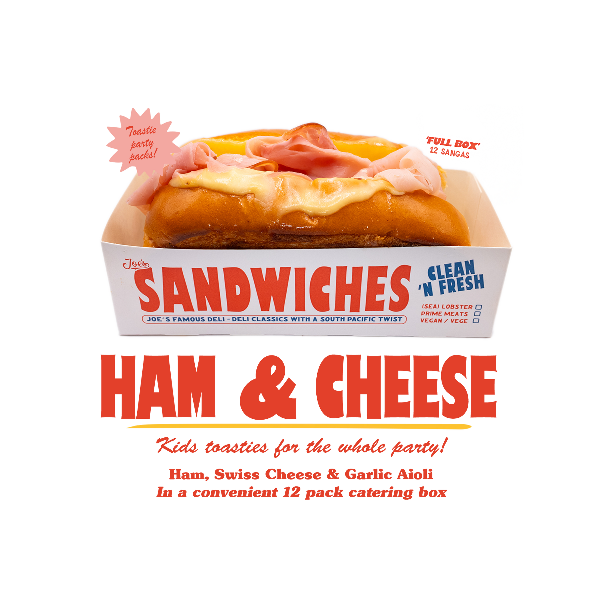 HAM & CHEESE KIDS PARTY PACK