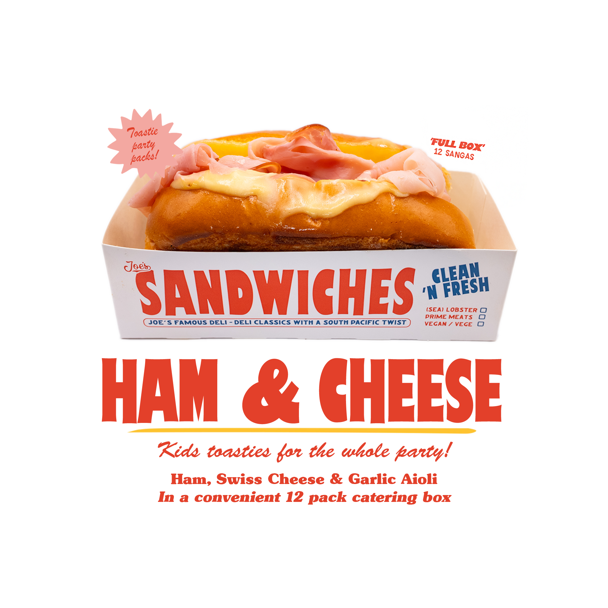 HAM & CHEESE KIDS PARTY PACK