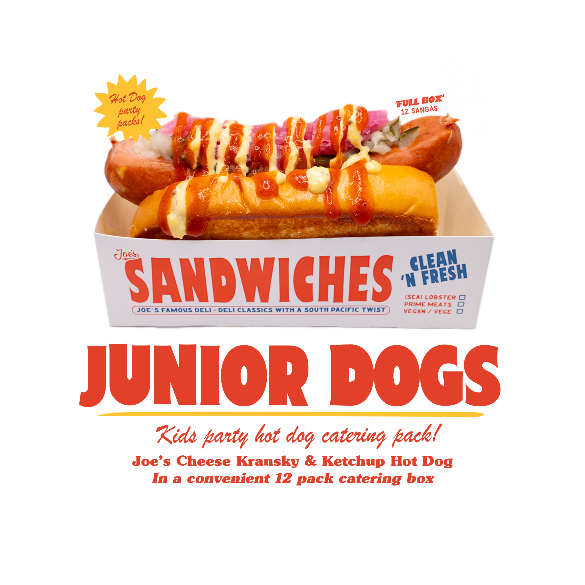 HOT DOG KIDS PARTY PACK