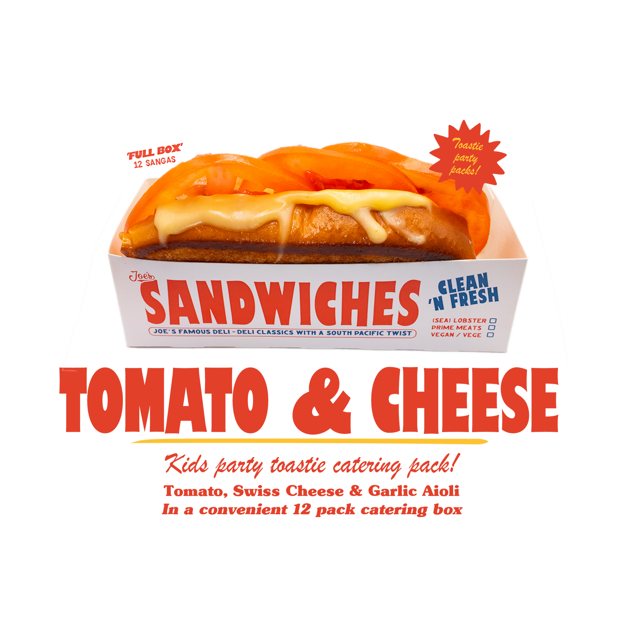 TOMATO & CHEESE KIDS PARTY PACK