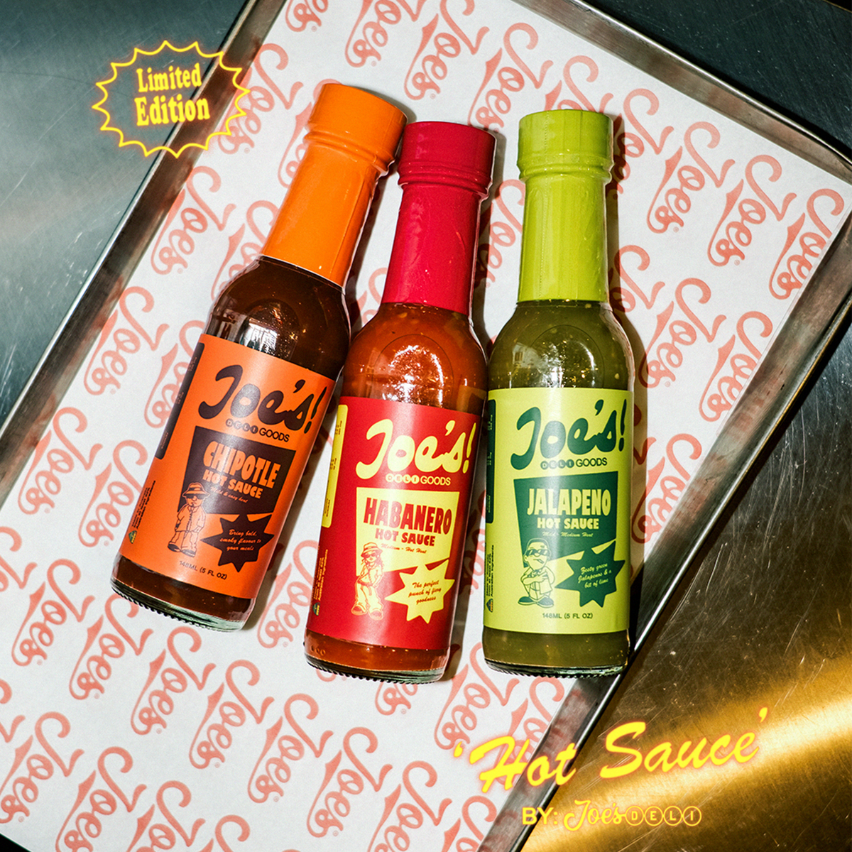 Joe's Hot Sauce 3 pack